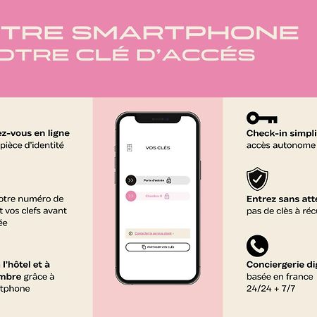 אורליאן Hotel Des Sept - Entree Autonome, Reception En Ligne - Encore Mieux מראה חיצוני תמונה